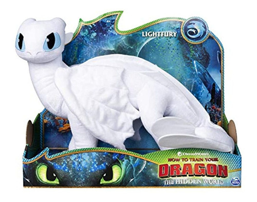 Dreamworks Dragons Dwd Plh Dlxplush Lightfurya Gml Juguete