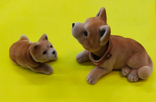X2 Perros Akita Inu Shiba Mamá Cachorro Mueve Cabeza Adorno