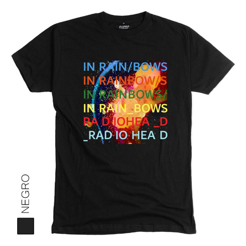 Remera Radiohead In Rainbows 100% Algodón Talles Colores