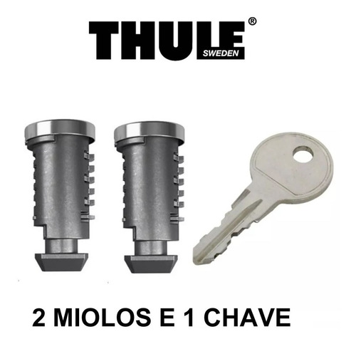 Reposição De Rack  2 Miolo E 1 Chave - Original Thule 