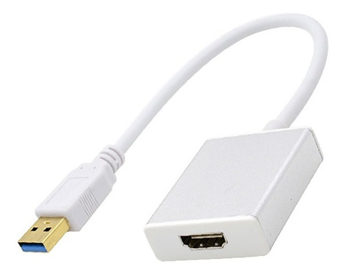 Convertidor de adaptador de cable de gráficos USB 3.0 a HDMI HD 1080P para TV HDTV Adaptador de audio y video para PC con Windows 7/8/10 no es compatible con Mac / VISTA 