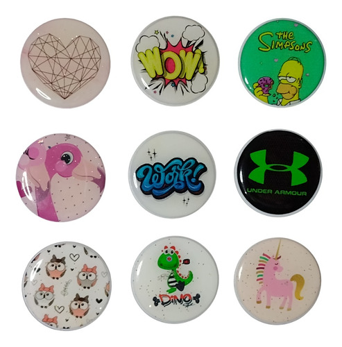 Pop Socket Base Accesorio Celular Soporte Ajustable Redondo