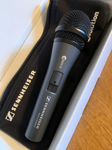 Microfone Sennheiser E822 S Dinamico Novo