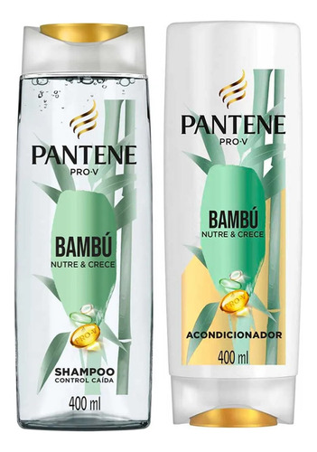 Pack Pantene Bambú 400ml Shampoo + Acondicionador