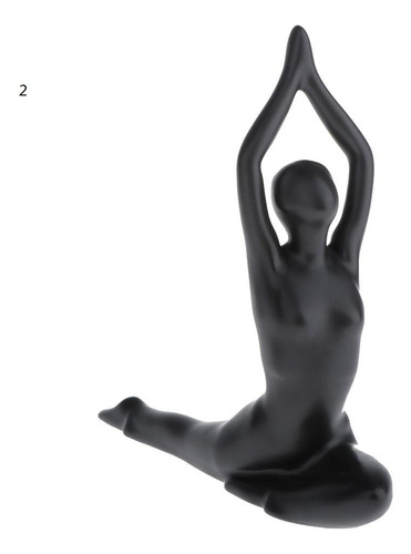 Juego De 2 Estatuas De Yoga Para El Hogar, Escultura