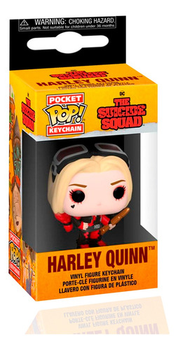 Imagen 2 de 2 de Funko Keychain: The Suicide Squat - Harley Quinn