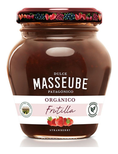 Mermelada Masseube De Frutilla Organica 352 Gr. 