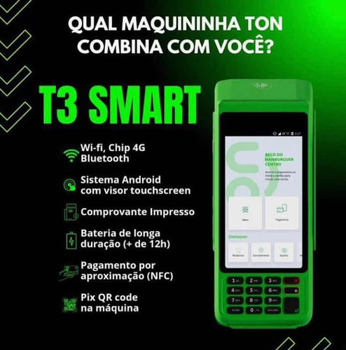 Máquina Ton T3 Smart