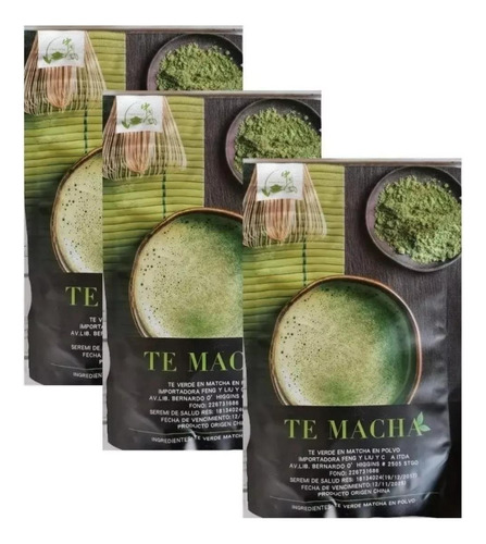 Pack Te Matcha 100gr X 3 Unidades