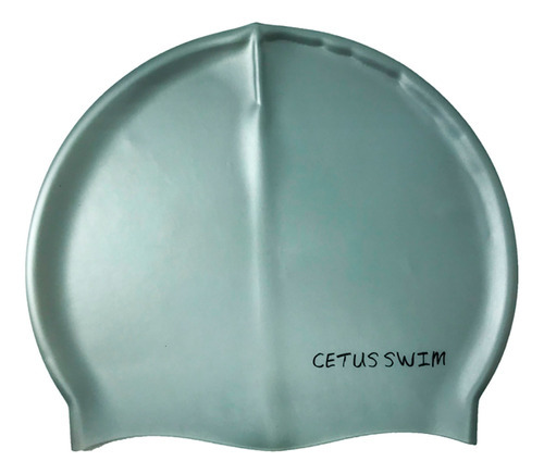 Gorro de natación de silicona gris Cetus