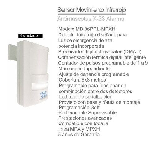 Kit Alarma Domiciliaria X28 Casa Llamador Celular Gsm Comando Via App Celular