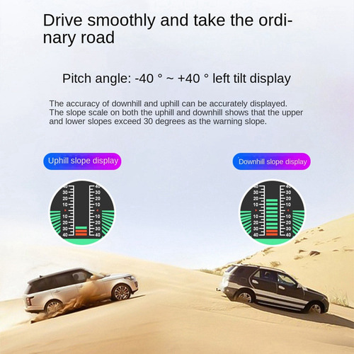 Inclinómetro Digital X94 Hud For Coche, 4x4 Gps, Todoterren