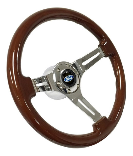 Volante Clásico Ford Mustang 1964-69, 14''d De Madera Caoba