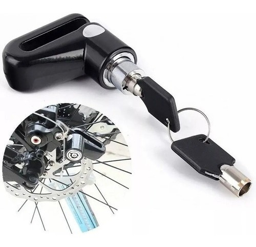 Imagen 3 de 4 de Tranca Candado Para Disco De Freno Moto Y Bicicleta