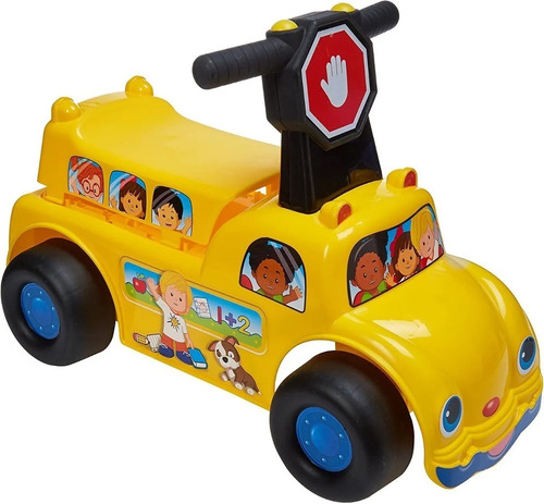 Pata Pata Caminador Fisher Price Color Amarillo Bus Escolar