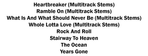 Vs Led Zeppelin Multitrack As Melhores! - Vs Aberto
