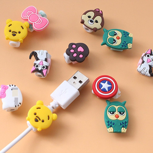 10pcs Anti-quebra De Dados Usb Cabo De Fones De Ouvido Cabo