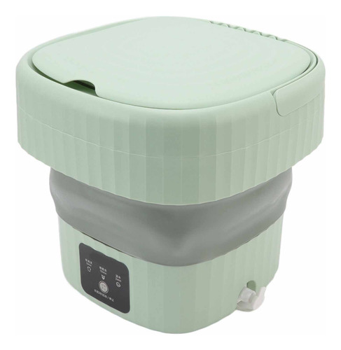 Mini Máquina De Lavar Portátil Com Balde Dobrável De 6l