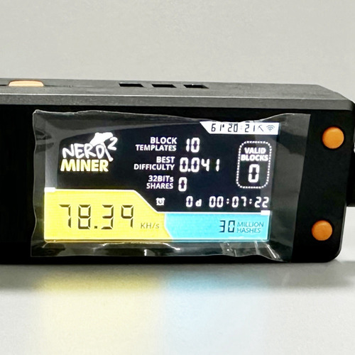 . Lotería Bitcoin Nerd Miner V2.0 T-display-s3 Btc Crypto