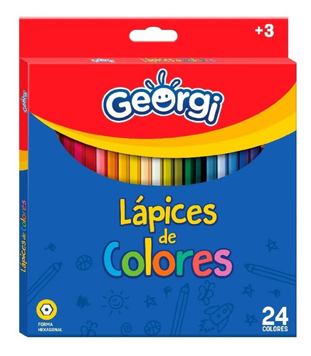 24 Lápices De Colores Georgi