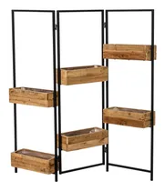 Comprar Maceteros Madera Abeto Y Hierro O Porta Macetas. Tipo Biombo
