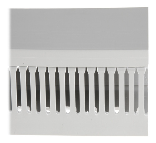 Imagen 2 de 4 de V5k4040 Arno Canali Canaleta Ranurada Pvc 40x40mm 1.5x1.5pul