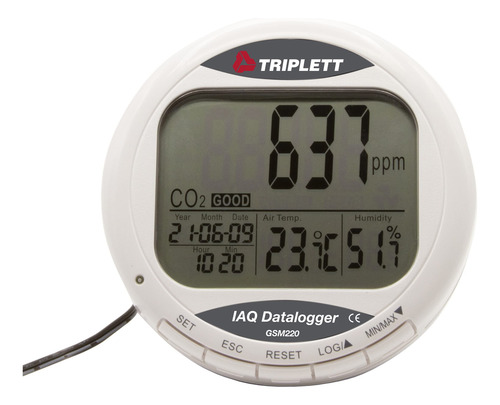 Registrador/monitor De Co2 Triplett Gsm220 De Escritorio Con
