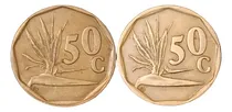 Comprar Sudáfrica - Lote 2 Monedas De 50 Cents - 1994 Y 1995