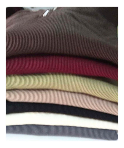 Buzo Con Cuello Alto Y Cierre Buzo Waffle Mujer