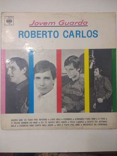 Disco Vinilo De Roberto Carlos (jovem Guarda) Cbs Año 1965