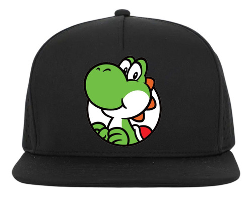 Gorra Plana Yoshi Snapback Reflective Mario Bros