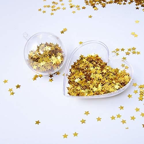 Confetti Mini Estrellas Doradas 6mm 30gr.