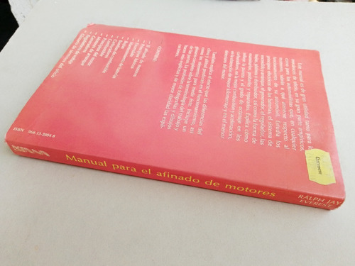 Libro Manual Para Afinado De Motores Ralph Ray Everest 1991 (Usado)