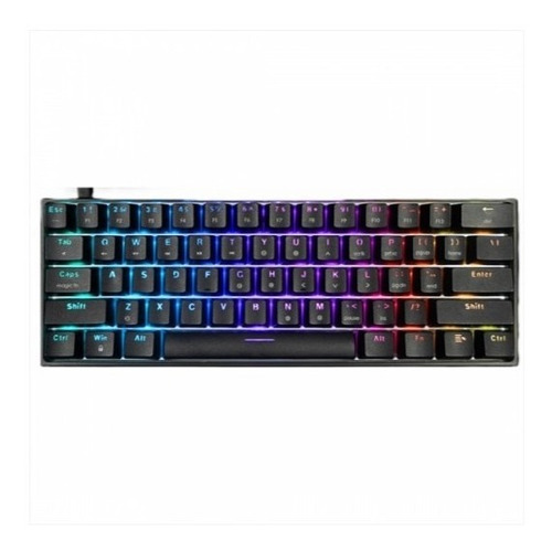 Teclado Gaming Fantech (mod.mk857 Negro), 61 Teclas Mecanica