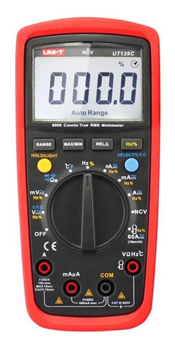 Uni-t Combo Multímetro Ut139c + Pinza Amperométrica Ut203+