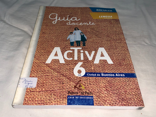 Activa 6 Egb Guia Docente - Puerto De Palos (Usado)