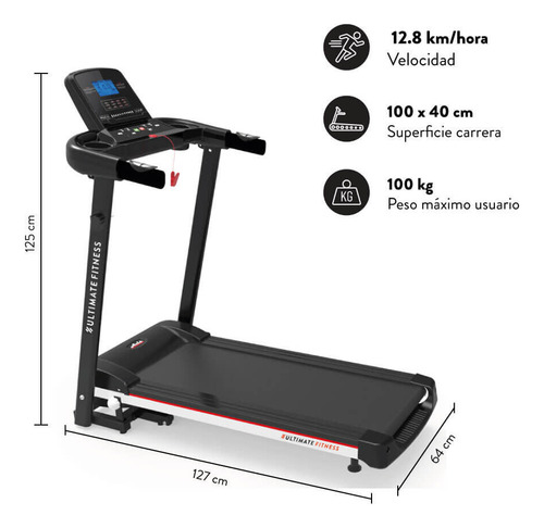 Trotadora Eléctrica Ultimate Fitness E310 Pro