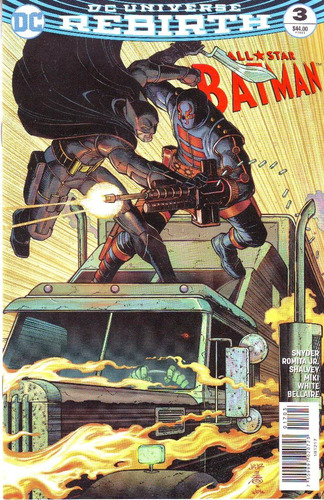Comic Dc Universe Rebirth Batman  All Star # 3 Nuevo Español