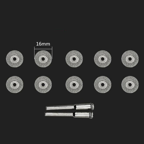 Mz Mini Rueda De Corte De Diamante 16 Mm Sin Agujeros