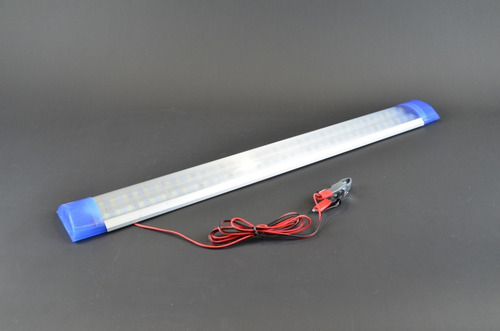 Luz Tubo Camping Led Con Pinzas Batería 12v Garageimpo
