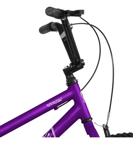Bicicleta Aro 20 Sport BMX Professional rebajada Visual Tt, color lila, cuadro talla 20