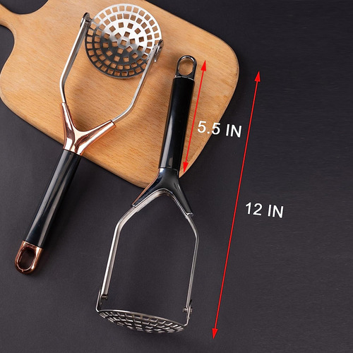 Triturador Papas Acero Inoxidable Plegable Antiadherente