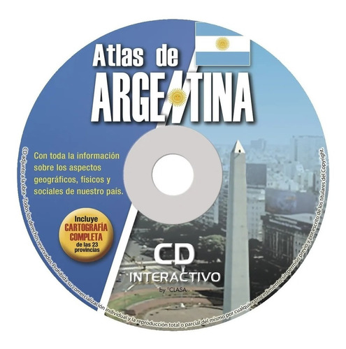 Atlas De Argentina - Incluye Cd Interactivo - Grupo Clasa