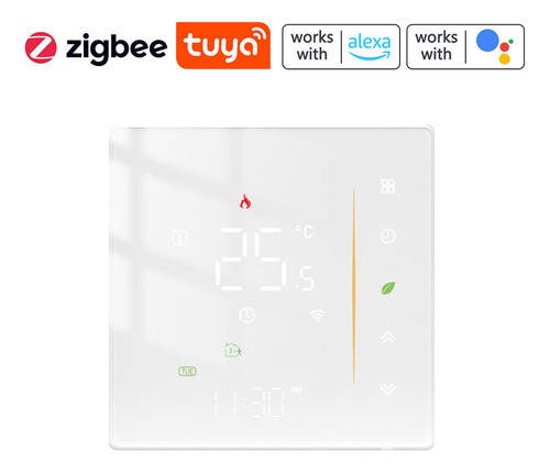 Controlador De Temperatura Inteligente Zigbee Tuya, Display