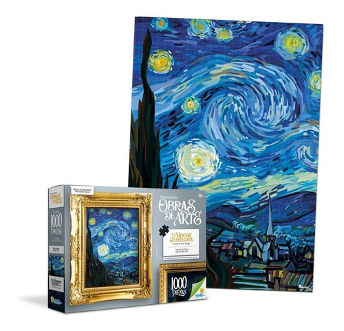 Rompecabezas 1000 Piezas La Noche Estrellada Van Gogh Ronda