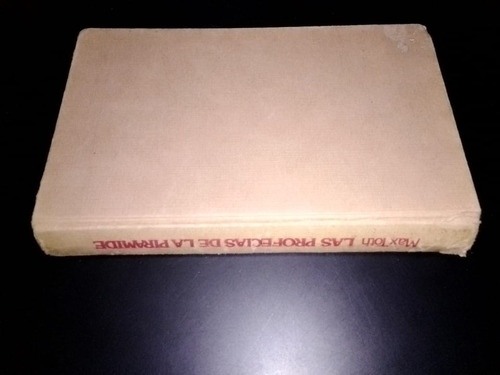 Libro Las Profecías De La Pirámide - Max Toth Tapa Dura