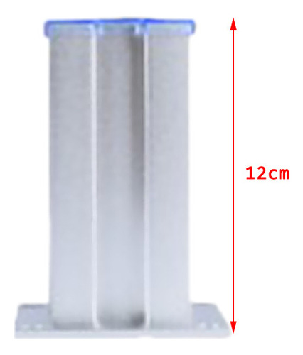 Bake Cama Escritorio Mesa Sofá Soporte Titular 12cm Plata