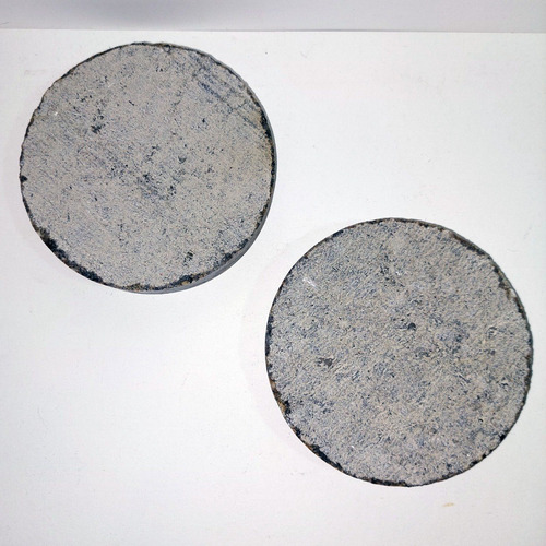 Circulo Granito Negro Y Amarillo 11,5cm (canto Sin Pulir) (Usado)
