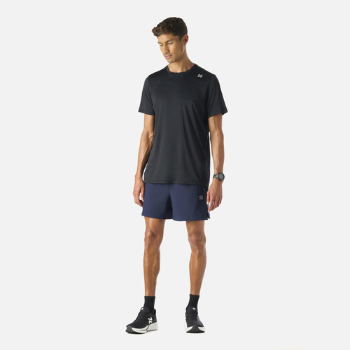 Polera Manga Corta Running Hombre Tempo Advanced Negro