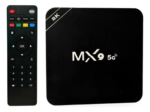 Android 13.0 Tv Box Ultra Hd 8k 512g . Smart Negro Estándar